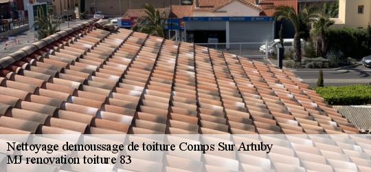 Nettoyage demoussage de toiture  comps-sur-artuby-83840 MJ renovation toiture 83