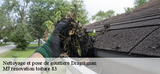 Nettoyage et pose de gouttière  draguignan-83300 MJ renovation toiture 83