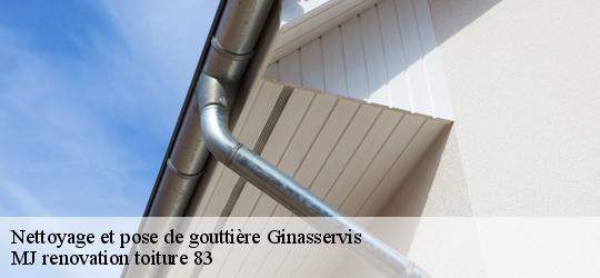 Nettoyage et pose de gouttière  ginasservis-83560 MJ renovation toiture 83