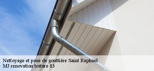Nettoyage et pose de gouttière  saint-raphael-83700 MJ renovation toiture 83