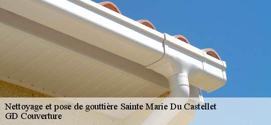 Nettoyage et pose de gouttière sainte-marie-du-castellet-83330 GD Couverture