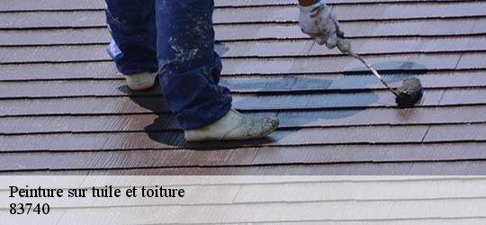 Peinture sur tuile et toiture 83740