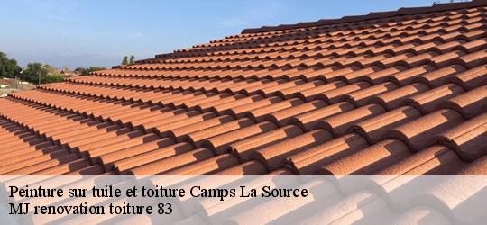 Peinture sur tuile et toiture  camps-la-source-83170 MJ renovation toiture 83