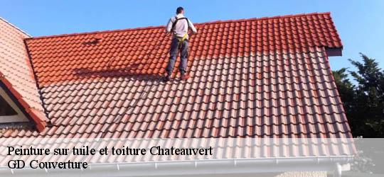 Peinture sur tuile et toiture 83670