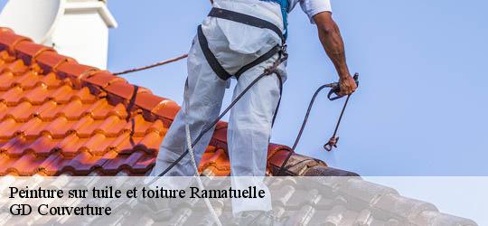Peinture sur tuile et toiture ramatuelle-83350 GD Couverture