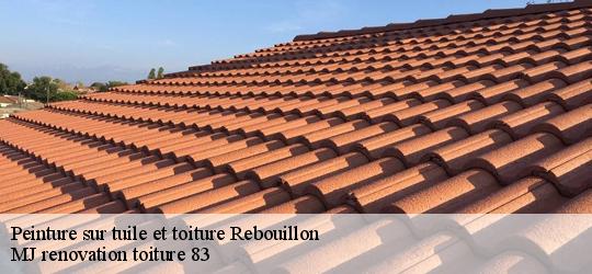 Peinture sur tuile et toiture  rebouillon-83300 MJ renovation toiture 83