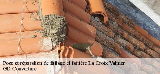 Pose et réparation de faîtage et faîtière 83420