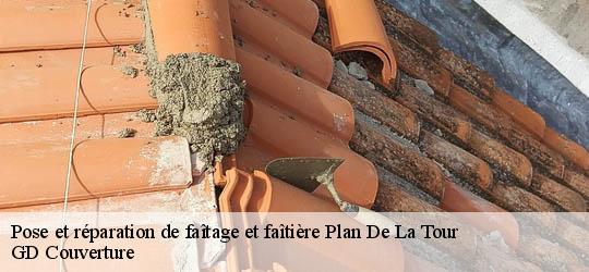 Pose et réparation de faîtage et faîtière 83120