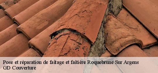Pose et réparation de faîtage et faîtière  roquebrune-sur-argens-83520 GD Couverture