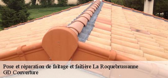 Pose et réparation de faîtage et faîtière 83136