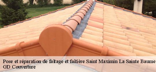 Pose et réparation de faîtage et faîtière 83470