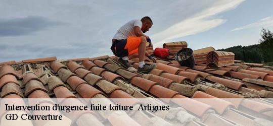 Intervention d'urgence fuite toiture artigues-83560 GD Couverture