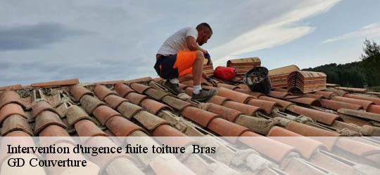 Intervention d'urgence fuite toiture bras-83149 GD Couverture
