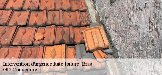 Intervention d'urgence fuite toiture 83149