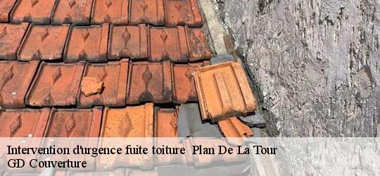 Intervention d'urgence fuite toiture 83120