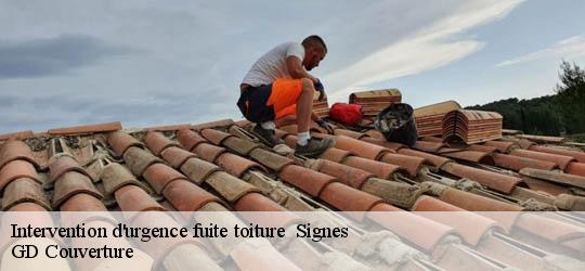 Intervention d'urgence fuite toiture signes-83870 GD Couverture