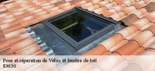 Pose et réparation de Velux et fenêtre de toit 83630