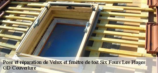 Pose et réparation de Velux et fenêtre de toit 83140