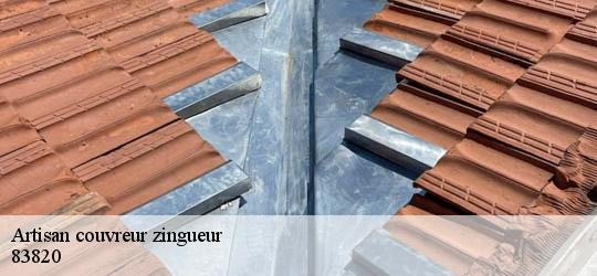 Artisan couvreur zingueur  83820