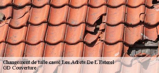 Changement de tuile cassé les-adrets-de-l-esterel-83600 GD Couverture