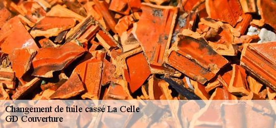 Changement de tuile cassé 83170