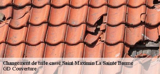 Changement de tuile cassé saint-maximin-la-sainte-baume-83470 GD Couverture
